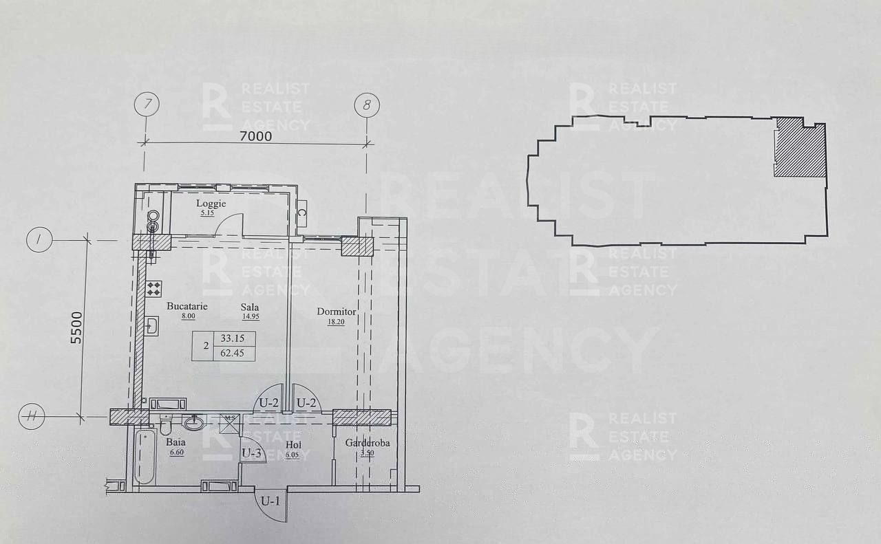 Vânzare, apartament, 2 camere, strada Grădina Botanică, Botanica - Poză 5
