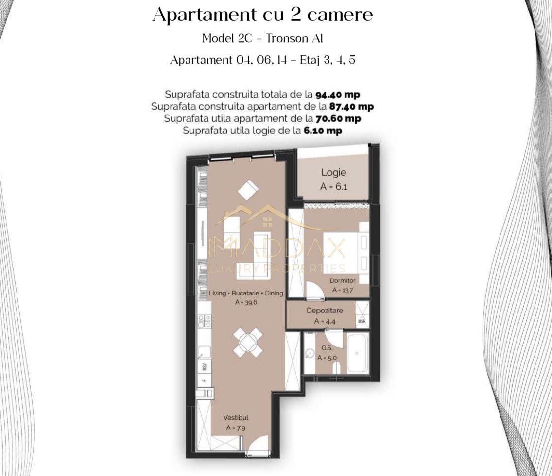 Proiect rezidențial // Apartamente 1-5 camere // Finalizare 2026 - Poză 43