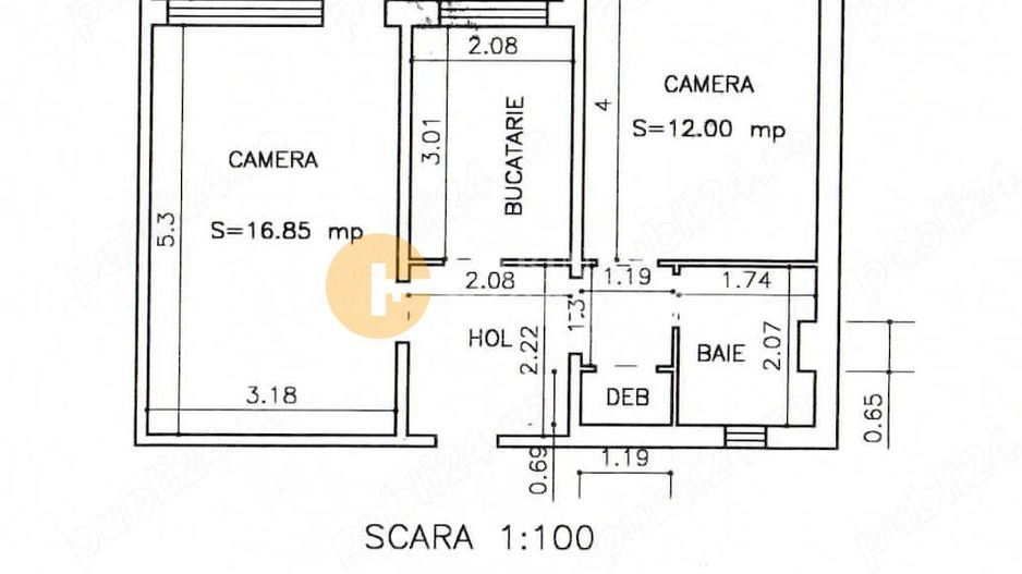 TATARASI -2 CAMERE - ETAJUL 1 - MOBILAT SI UTILAT - Poză 8