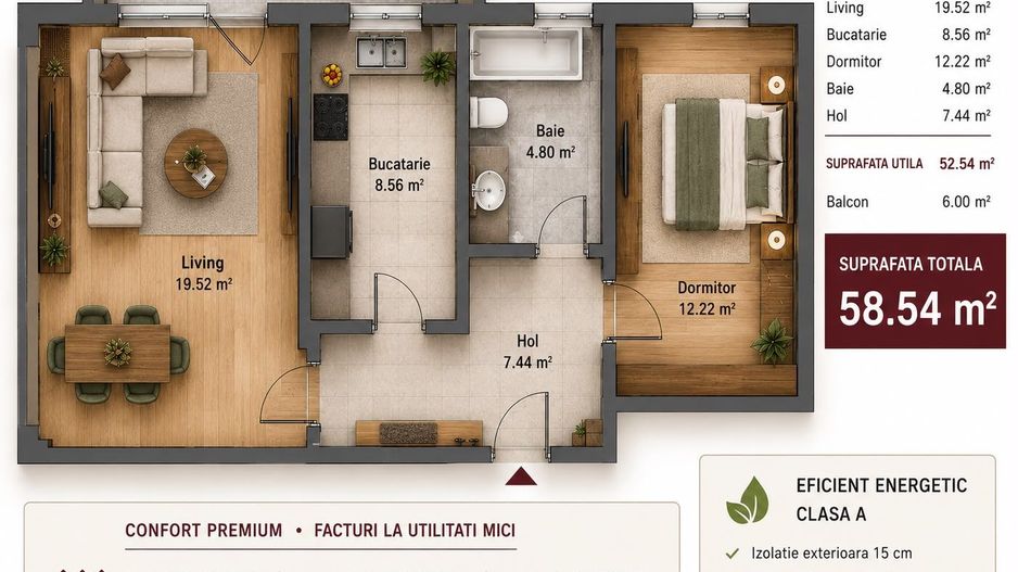 Gradina proprie 60 mp | Parcare inclusă | - Poză 4