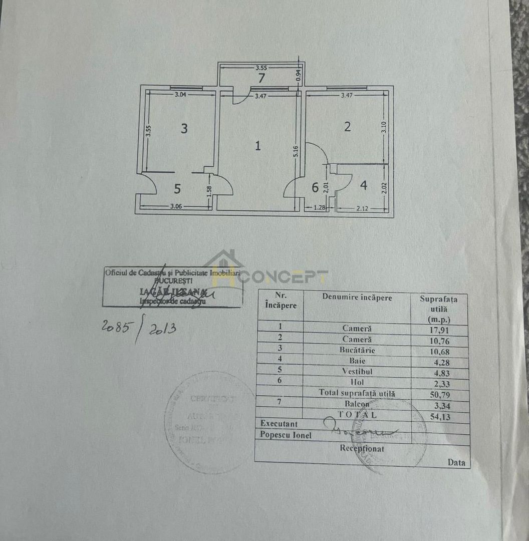 Apartament 2 camere mobilat/utilat bloc reabilitat termic - Poză 16
