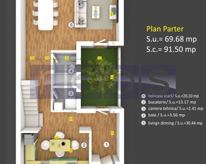 VANZARE TEREN 208MP | PUD APROBAT | PROIECT INCLUS | DOMENII | - Poză 7