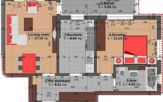 2 camere I Complex Dristor Park I 2017 I Etaj 4/5 retras - Poză 14