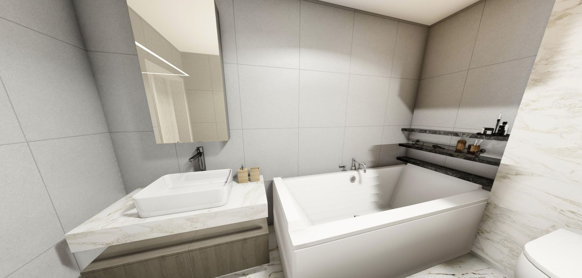 DEZVOLTATOR -Ap. 2 cam. 52 mp Comision 0 % Mamaia nord OBA TOWER - Poză 7