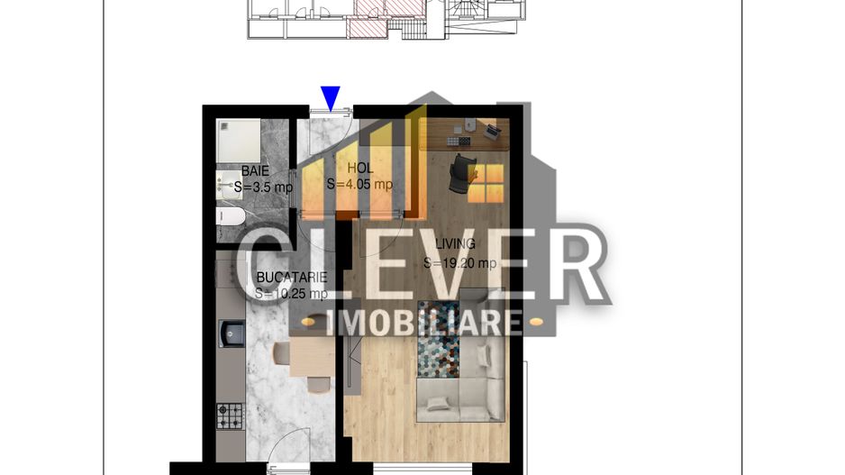 Garsoniera decomandata Theodor Pallady Direct Dezvoltator - Poză 2