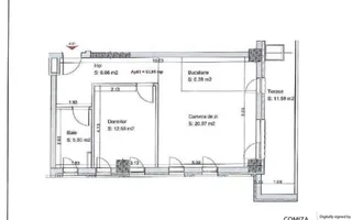 Apartament modern 2 camere | Parcare inclusă | Zorilor – Frunzișului - Schiță 14