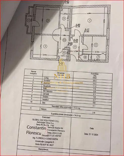 3 CAMERE-VITAN MALL - Posibilitate centrala proprie!!! - Poză 8