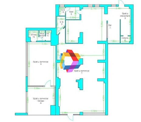 Spatiu comercial - 170 mp cu vad - Poză 3