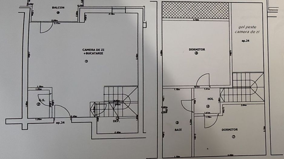 Apartament 3 camere | Centru | Str. Avram Iancu - Schiță 19