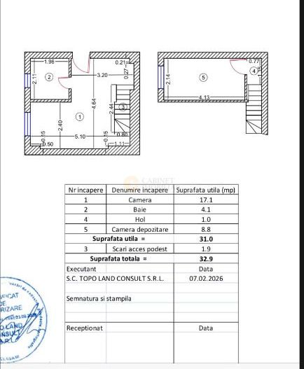 Garsoniera in vila I Rosetti- Gradina Icoanei I P+1E+M - Poză 11