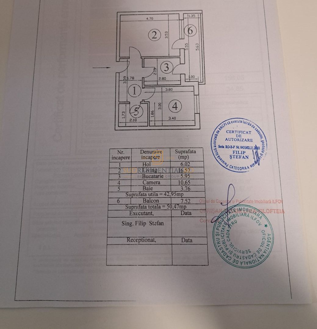 Apartament 2 camere decomandat - Popesti Leordeni, metrou Berceni - Schiță 11