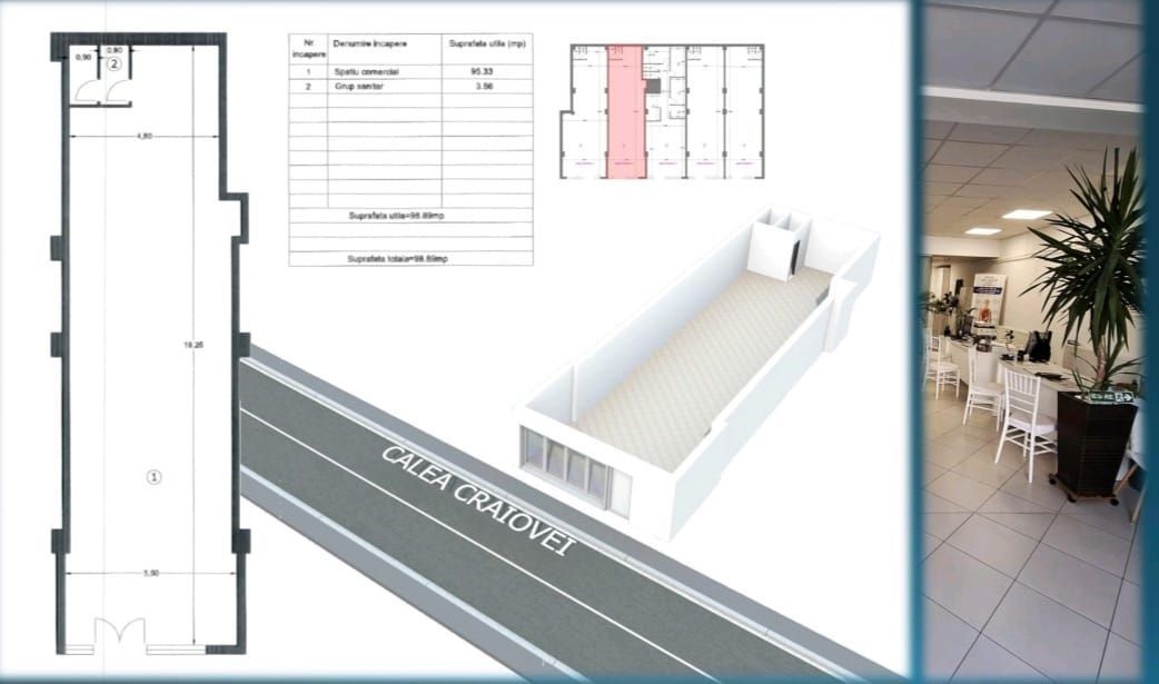 Spatiu comercial de vanzare Pitesti - Poză 1