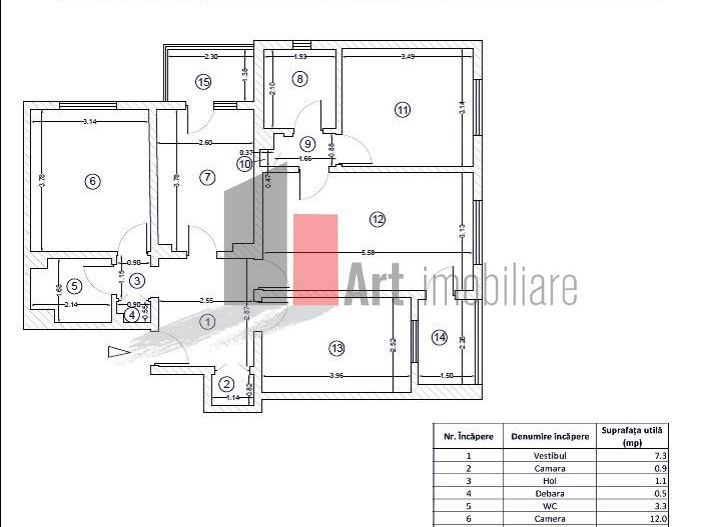 Apartament 4 camere zona Aparatorii Patriei\Berceni - Schiță 20