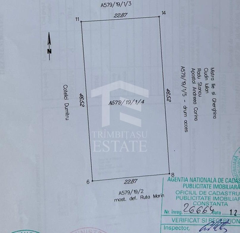 Teren Intravilan Plaja Corbu | 1.064 mp | Ideal Investiție - Schiță 4