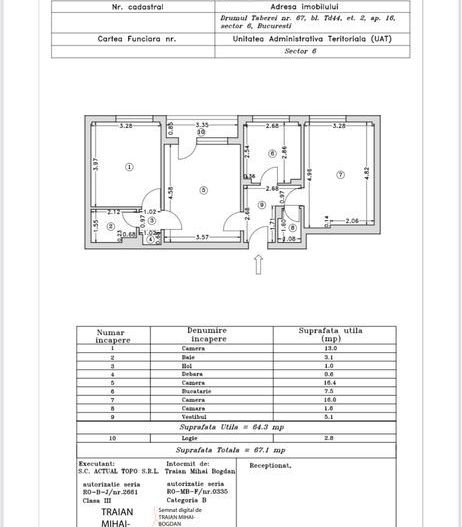 Vand apartament 3 camere Drumul Taberei-Romancierilor - Poză 1
