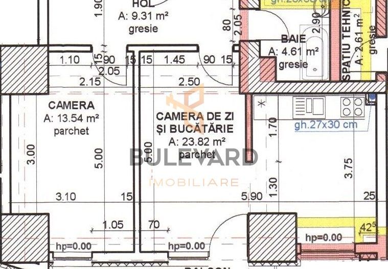 Apartament 2 camere de inchiriat in bloc nou! - Poză 17