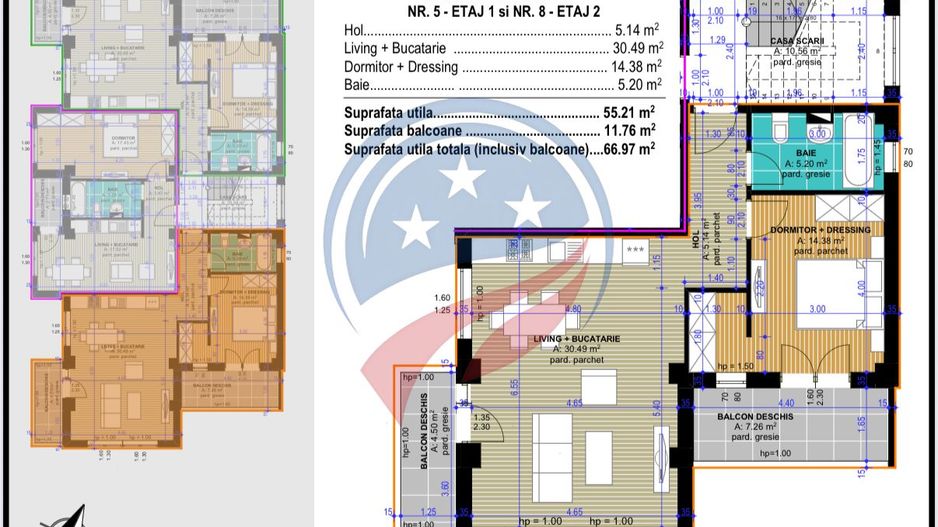 Apartament 2 camere/bloc nou/1 mai/Stadion - Poză 4