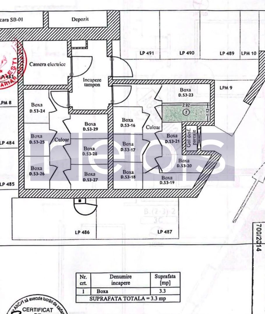 VANZARE APARTAMENT 3 CAMERE 100MP | ONE VERDI | ULTRAFINISAT | PARCARE - Schiță 26