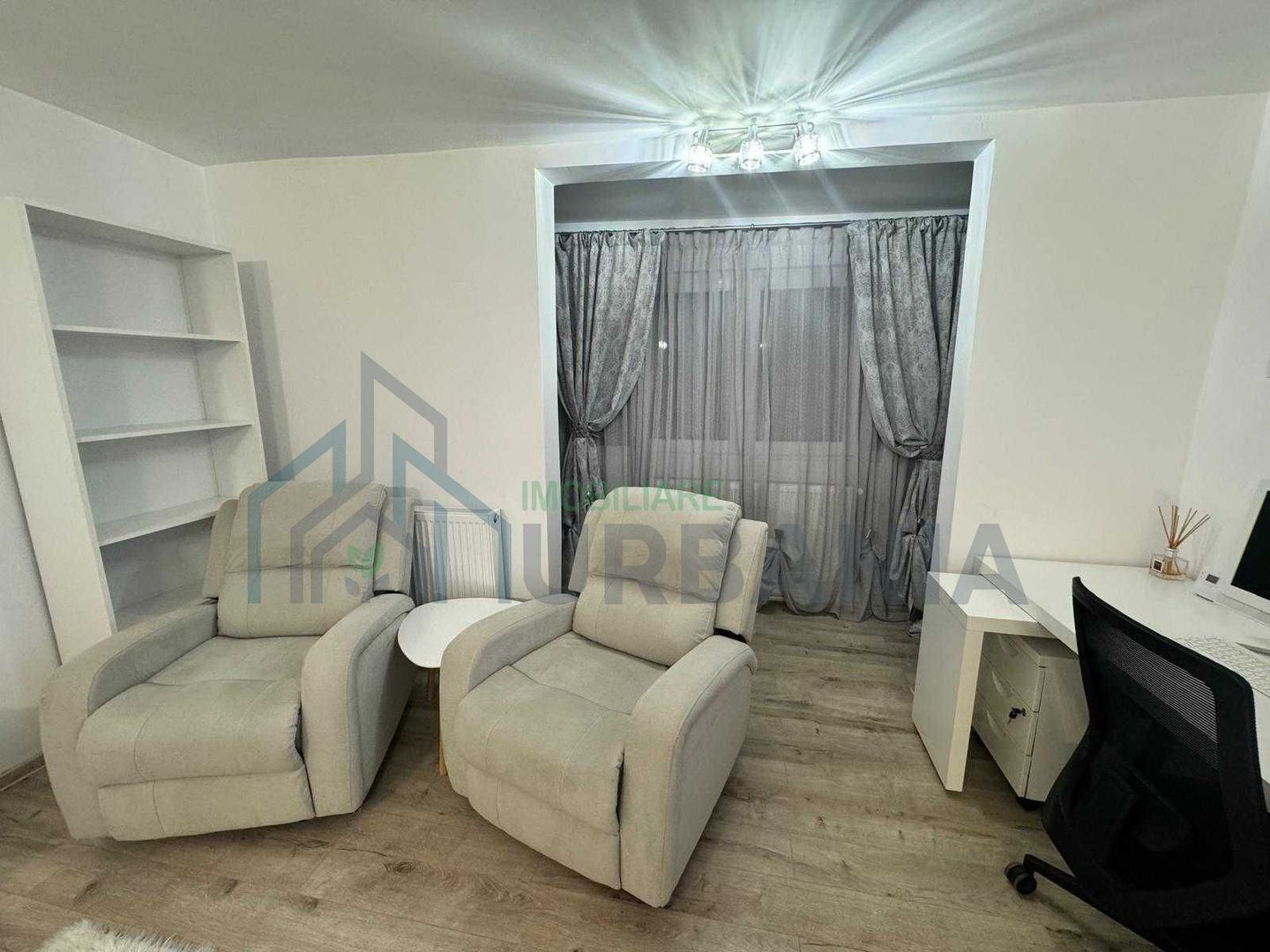 Apartament 1 camera, semidecomandat, 37 mp, etaj 1, zona ultracentrala Iasi, disponibil imediat - Poză 3