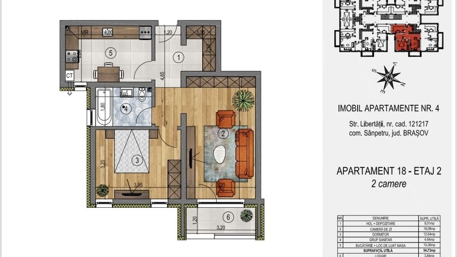 Apartament 2 camere etaj 2 Ofertă Limitată!!!  31 Decembrie 2025 - Poză 4