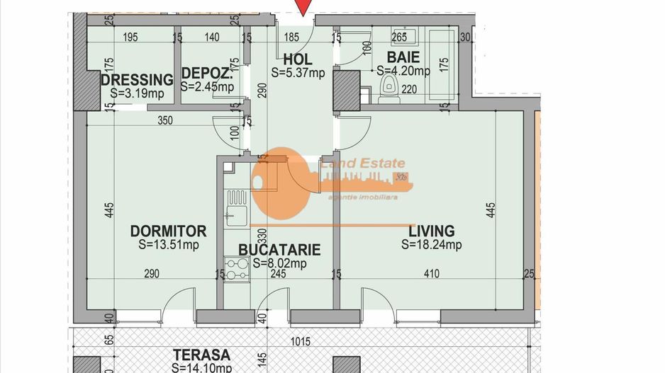 2 camere cu loc de parcare Drumul Taberei - Schiță 15