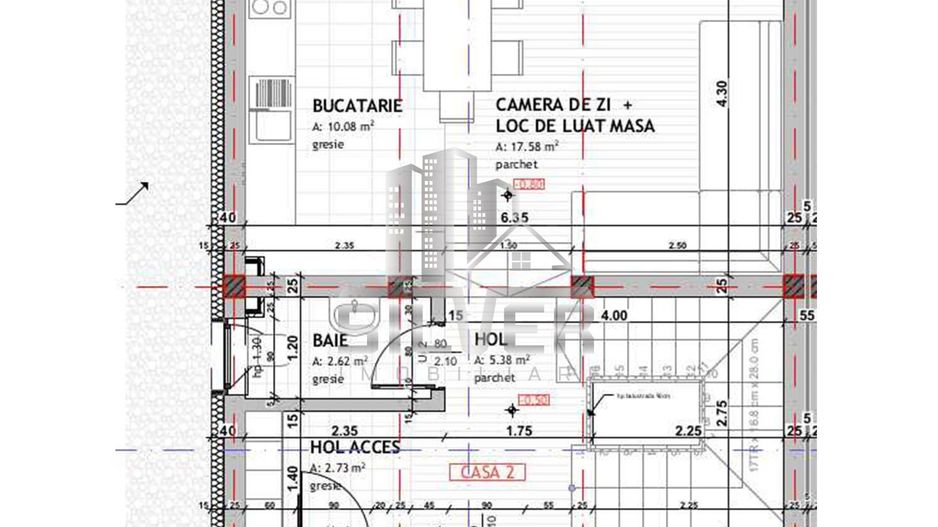 Casa de tip Duplex cu demisol si terasa - Poză 6