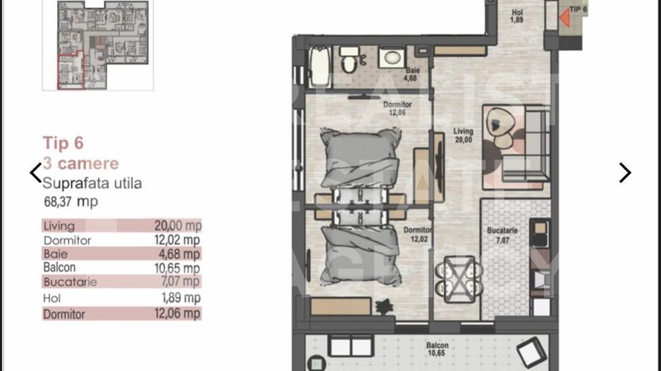 Apartament spațios cu 3 camere, zona Pantelimon, Complexul VASIGUR - Poză 7