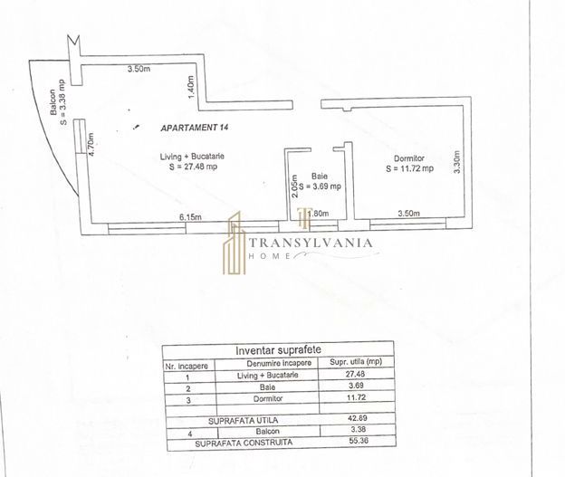 Apartament 2 camere, zona Trei Stejari - Poză 13