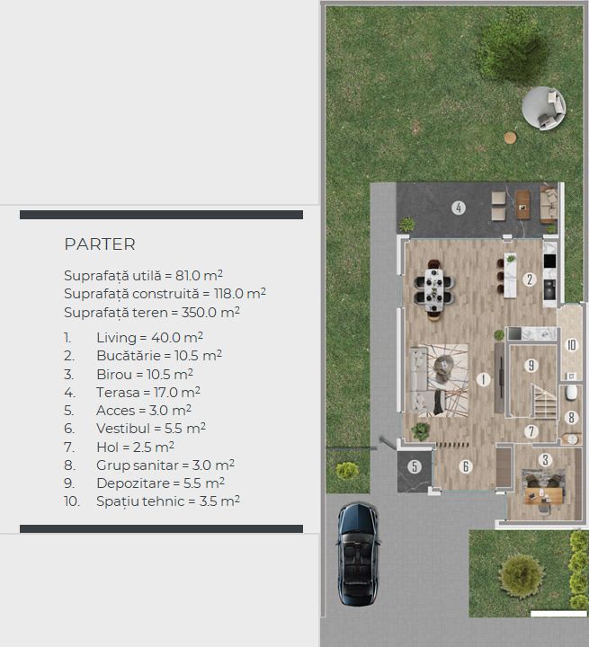 VILA INDIVIDUALA PREMIUM | TUNARI - Schiță 21