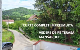 Casa P+M Lunca Bujoreni,locuibila ,imprejmuita cu gard zidit - Poză 4