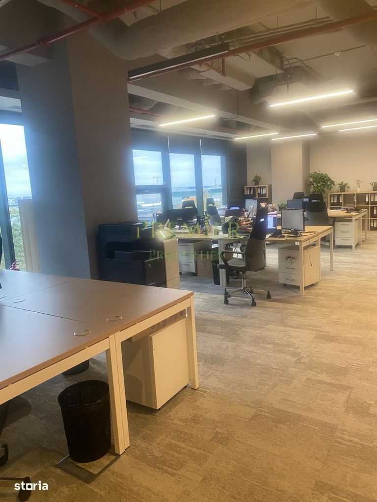 SPATIU DE BIROURI | 439 MP | COMPARTIMENTARE FLEXIBILA | METROU PIPERA - Poză 8