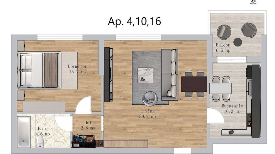 Apartament 2 camere Berceni-Drumul Binelui - Poză 8