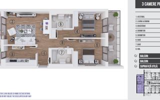 REA1027552 3 camere Pipera I Direct Dezvoltator I metrou Pipera - Poză 19
