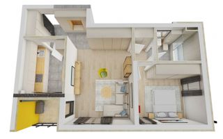 Etaj 1. Lift. Decomandat. Loc parcare. - Poză 12