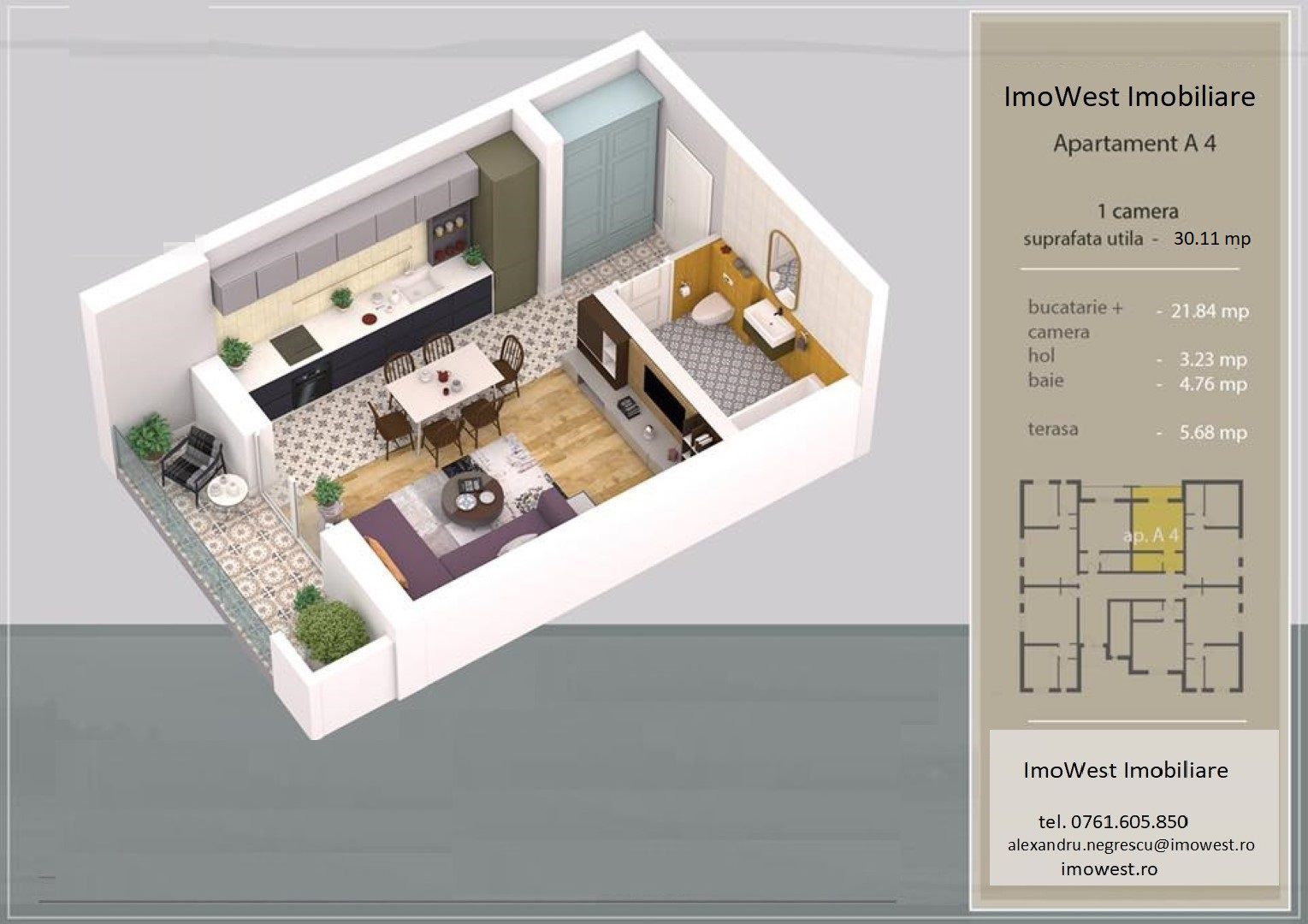 Giroc-Aleea cu plopi | Apartamente cu 1 si 2 camere | Comision 0% - Poză 14