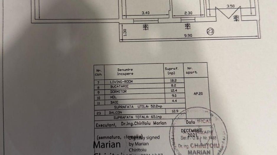 AP. 3 CAMERE SEMIMOBILAT, MUTARE IMEDIATA, PARCARE INCLUSA,COMISION 0% - Poză 19