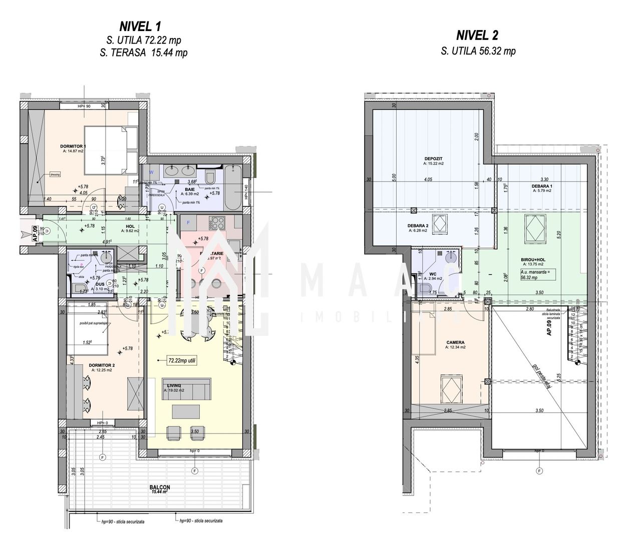Penthouse pe 2 niveluri I PREDARE LA CHEIE I 4 camere I INTABULAT I 0% Comision - Poză 12