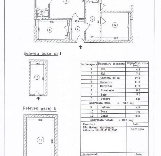 Tomis II | 3 camere decomandate | Garaj propriu | Boxă - Poză 19