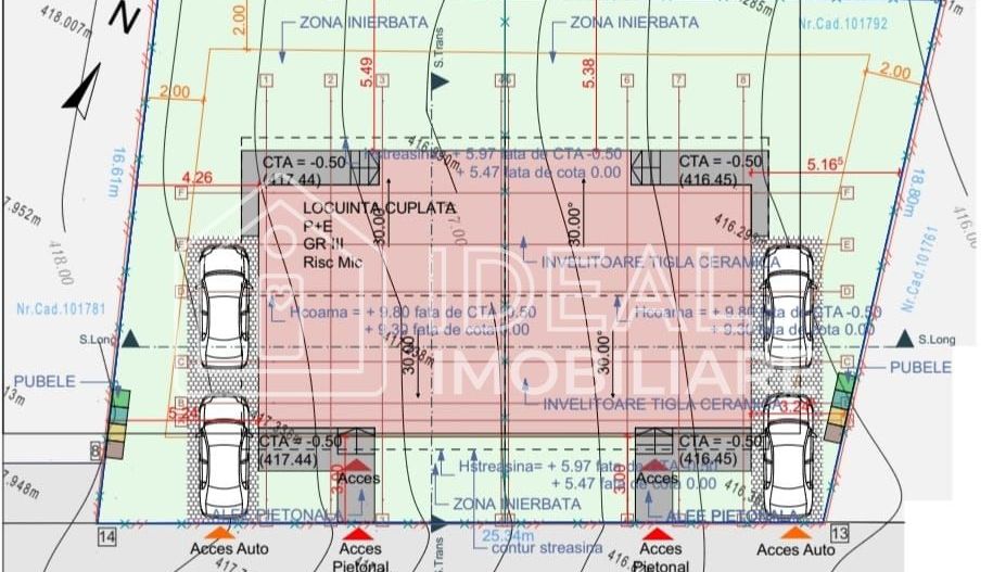 Casa Tip Duplex cu 4 camere in Zona Lidl Selimbar - Comision 0% - Schiță 2