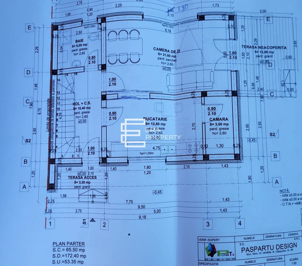 Casă modernă în Sibiu 13Omp utili – etaj retras, terase -teren 255 mp - Schiță 6