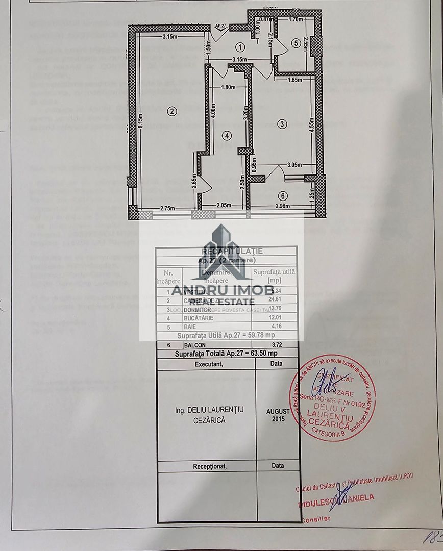 2 Camere DECOMANDAT de 63.5 mp | Zona Amurgului/ Leonida - Poză 13