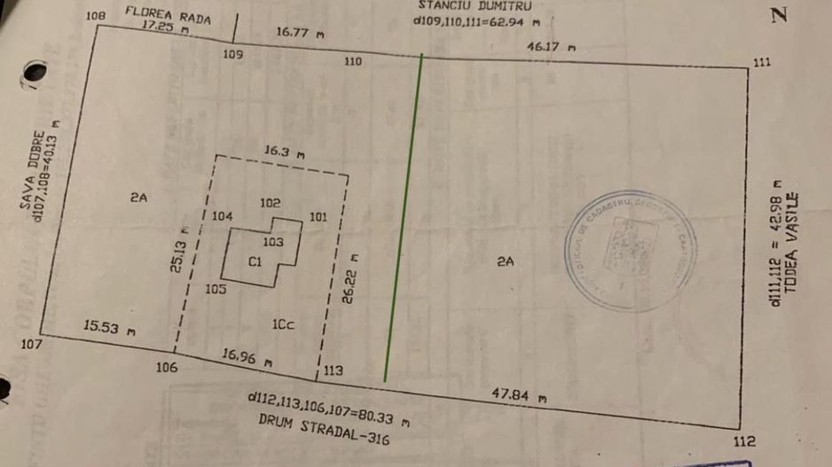 Teren intravilan 3367 mp cu casa demolabile 54 mp puț existent! - Poză 5