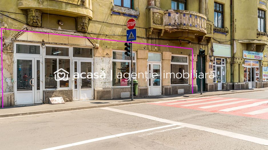 Spatiu comercial ,cu vitrina de  in zona Boul Rosu. - Poză 1