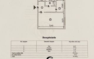 Vânzare apartament cu 1 cameră -Ultracentral - Complet Renovat - Poză 15