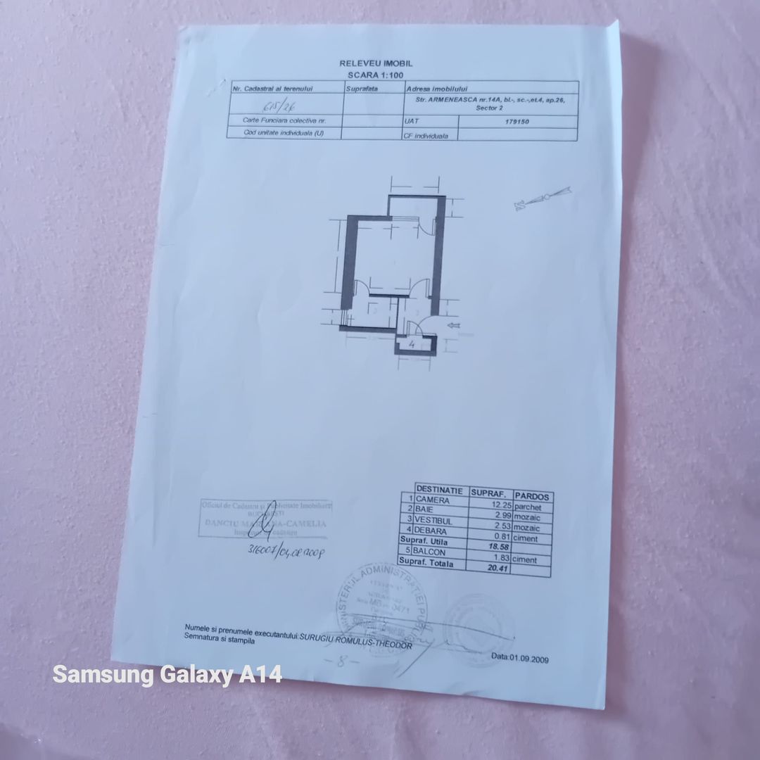 De vanzare Garsoniera Armenească - fara risc seismic, bloc reabilitat - Poză 12