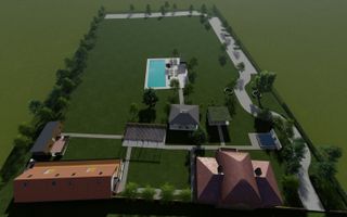 Vila Conac boieresc contelui Fabia 1920 de vânzare Păuliș Arad 2,4 ha - Poză 17