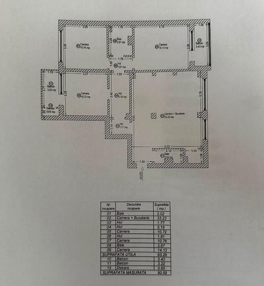 Circumvalatiunii - Gh Lazar | 4 Camere | Decomandat | Centrala Proprie - Poză 11