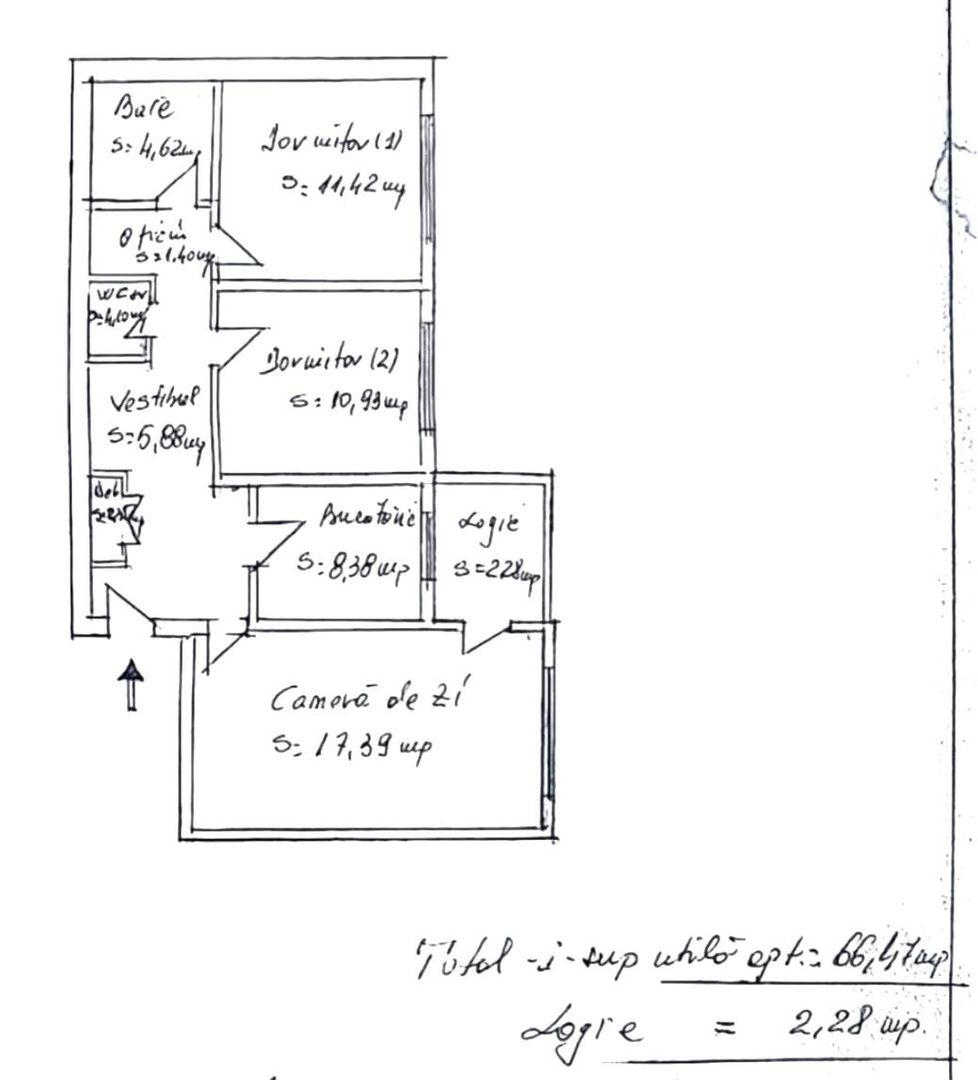 Vanzare Apartament 3 Camere Calea Vitan Bloc Solid 1987 5 Min Metrou Mihai Bravu - Poză 2