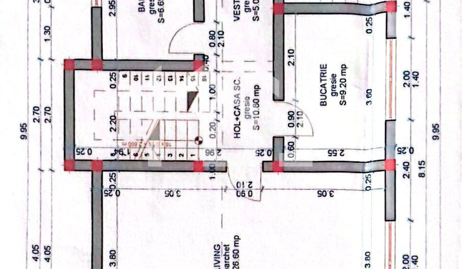 Casa Individuala 3 camere, 140mp utili, curte 500mp, Campenesti - Poză 3