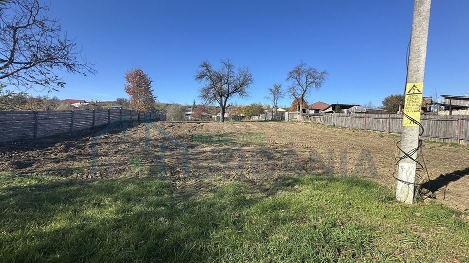 Teren intravilan de vanzare, Ciurea, Iasi – 1560 mp, utilitati complete - Poză 1